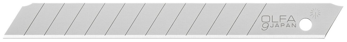 OLFA 9 мм, 50 шт, в боксе, сегментированные лезвия (OL-AB-50)
