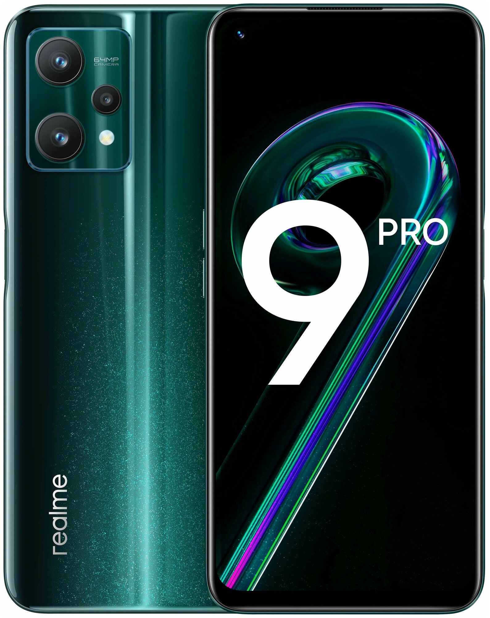 Смартфон Realme 9 Pro 8/128 ГБ, зеленый