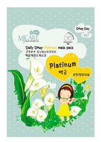 MIJIN Cosmetics тканевая маска Mj Care Daily Dewy Platinum 25 г 1 шт. саше