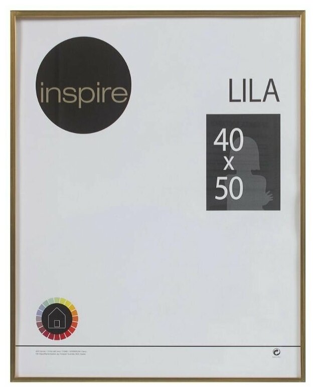 Рамка Inspire Lila 40х50 см цвет золото