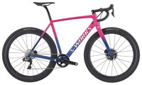 Шоссейный велосипед Specialized S-Works CruX (2019) gloss acid pink/chameleon/metallic white silver/