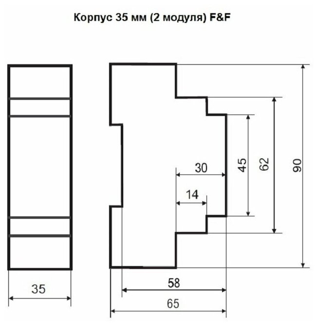 Одноуровневое реле контроля уровня жидкости F&F PZ-828 EA08.001.001 - фотография № 6