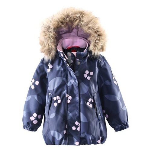 Зимняя куртка для девочек Reimatec, Muhvi navy , размер 86