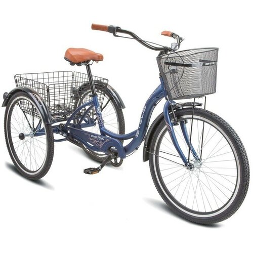 Stels Грузовой Велосипед Stels Energy-III 26” K010, рама 16” Синий/золотой [LU098804-LU092456]
