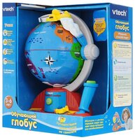 Интерактивная развивающая игрушка VTech Обучающий глобус красный/синий