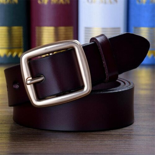 фото Ремень sefaro, размер one size, коричневый