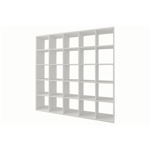 Стеллаж Смоленскмебель 25 секций Белый