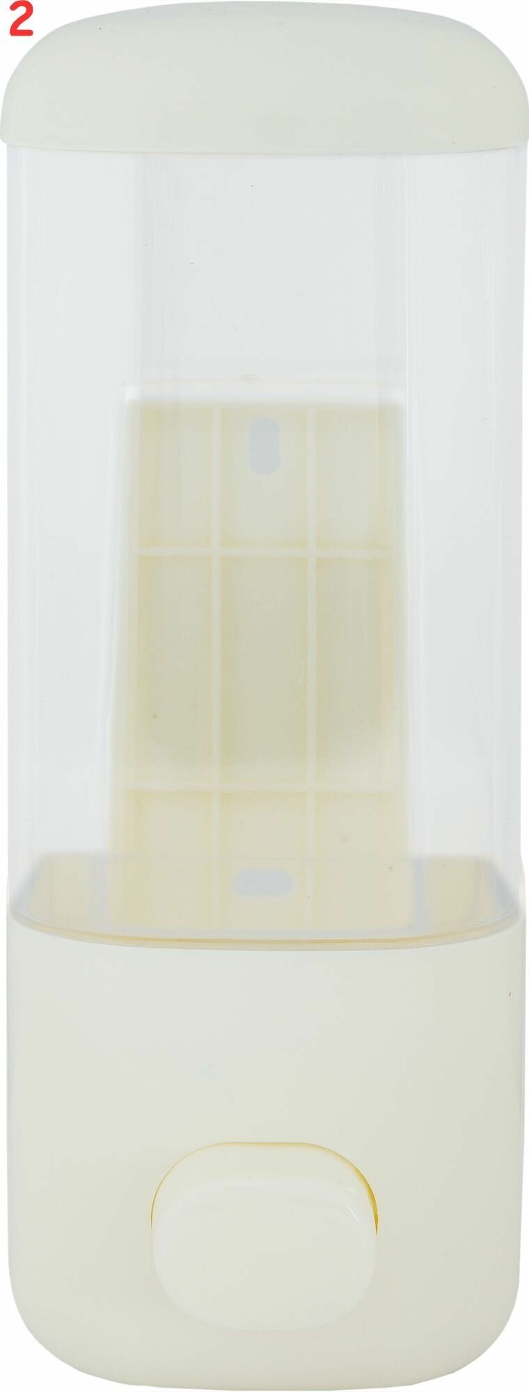 Дозатор для жидкого мыла Mr Penguin подвесной 400 мл пластик цвет белый (2 шт.)