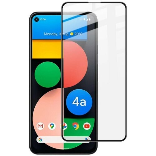 Защитное стекло 3D для Google Pixel 4a 5G (черный) защитное стекло 3d для google pixel 5a 5g черный