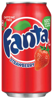 Газированный напиток Fanta Strawberry, США, 0.355 л