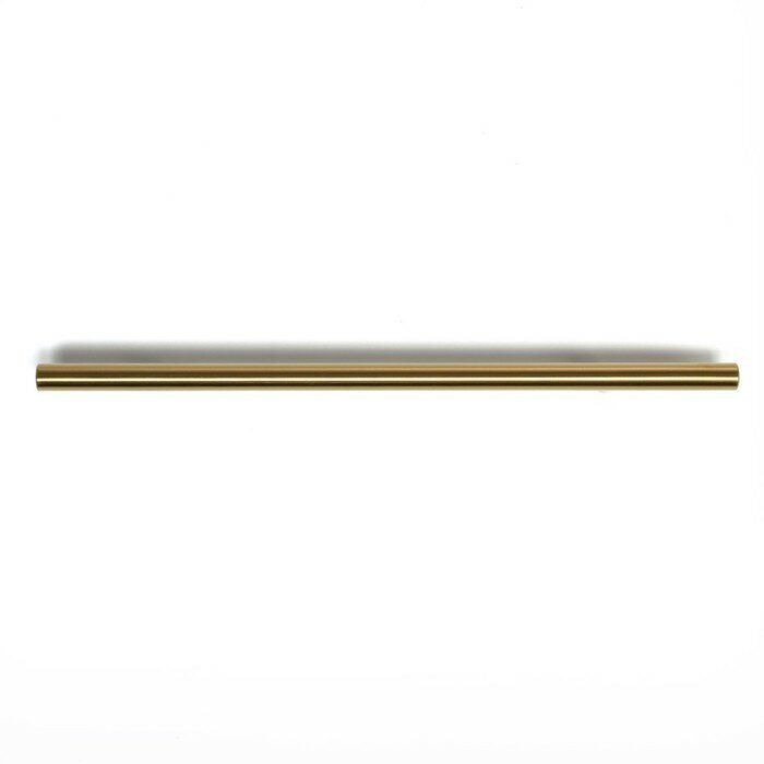 Ручка рейлинг,d=12 мм, м/о 192 мм, цвет золото - фотография № 14