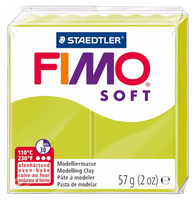 Полимерная глина FIMO Soft запекаемая зеленый лайм (8020-52), 57 г