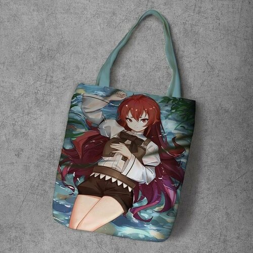 фото Сумка шоппер anime dakimakura, фактура рельефная, мультиколор
