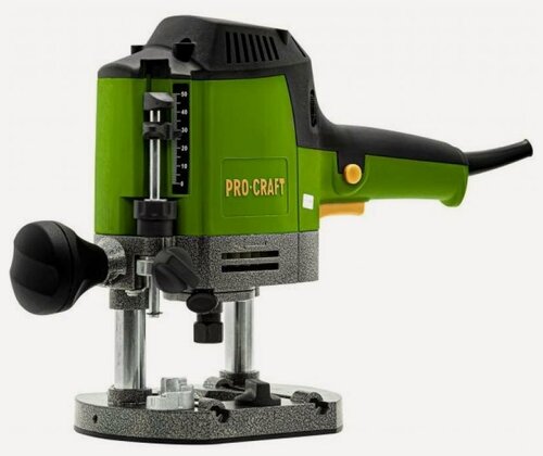 Изображение товара Фрезер POB1200H Procraft 1200 Вт, 16000-33000 об/мин, патрон 6,8 мм, глубина 0-50 мм