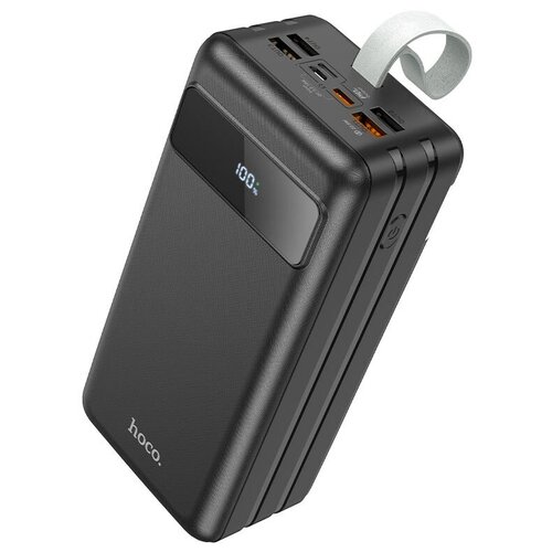 power bank hoco j86b electric 22 5w fully compatible 60000mah black Внешний аккумулятор Hoco J86B с быстрой зарядкой, Power bank, 60000mAh