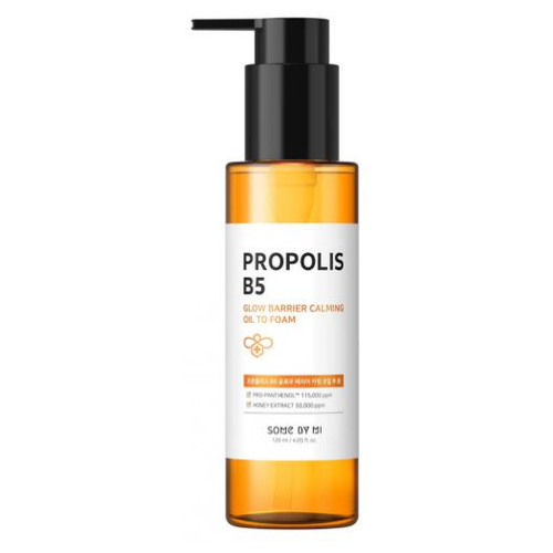 Масло-пенка для сияния кожи с прополисом [Some By Mi] Propolis B5 Glow Barrier Calming Oil To Foam набор для лица с прополисом some by mi propolis b5 glow barrier calming тонер 30мл масло пенка 30мл сыворотка 10мл крем 20г