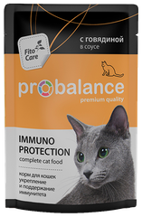 PROBALANCE Immuno Protection Корм для кошек с Кроликом в соусе 85г 25шт