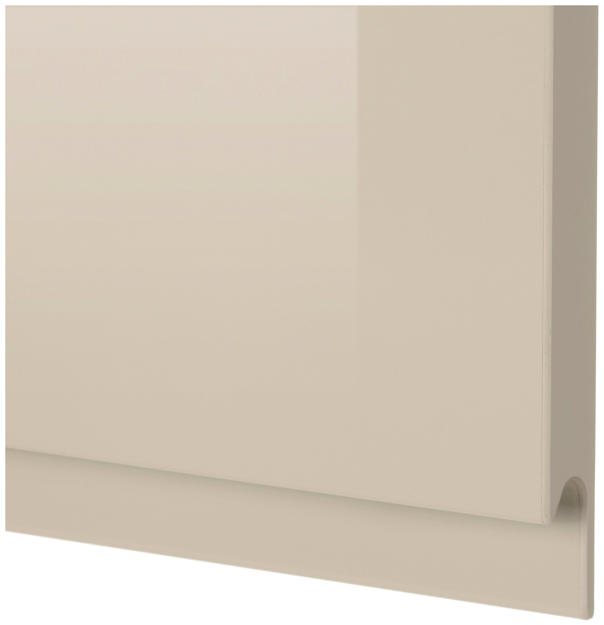METOD метод/MAXIMERA максимера напольный шкаф с ящиком/дверцей 40x60 см белый/Воксторп глянцевый светло-бежевый - фотография № 2