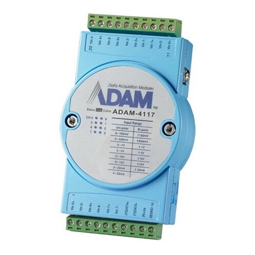 Модуль интерфейсный ADAM-4117-B Модуль ввода, 8 каналов аналогового ввода, Modbus RTU/ASCII Advantech