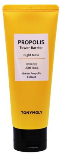 Маска ночная увлажняющая и питающая с прополисом TONY MOLY Propolis Tower Barrier Night Mask 100ml