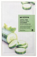 Mizon Joyful Time Essence Mask Cucumber тканевая маска с экстрактом огурца 23 мл 1 шт. саше