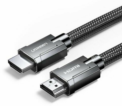 Кабель UGREEN HD135 (80602 ) 8K HDMI 2.1 Male To Male Cable. Длина 3 м. Цвет: серый