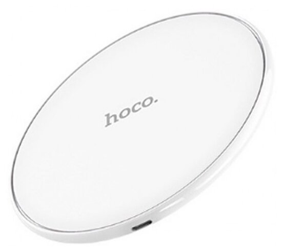 Беспроводное зарядное устройство HOCO CW6 Easy белое