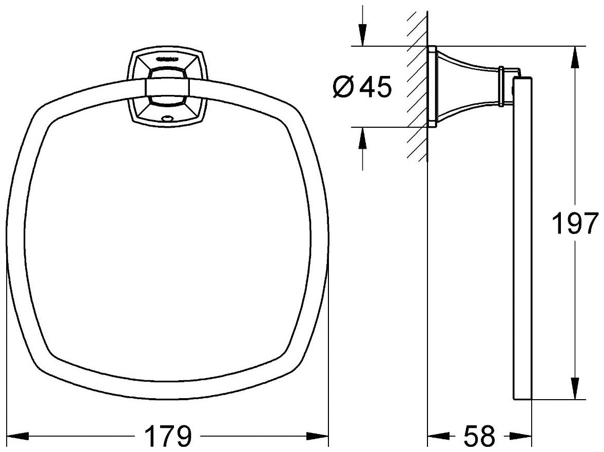 Кольцо GROHE - фото №7