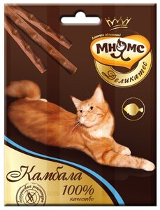 Фото Лакомство для кошек Мнямс Деликатес Лакомые палочки с камбалой