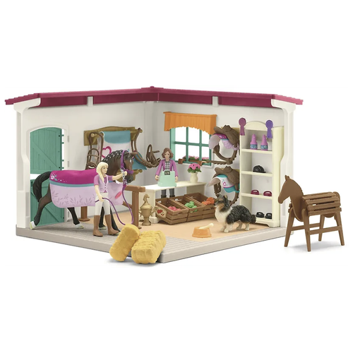 schleich horse club 42458 гостевые лошади ханны и собака руби Набор Schleich Horse Club 42568 - Магазин наездников