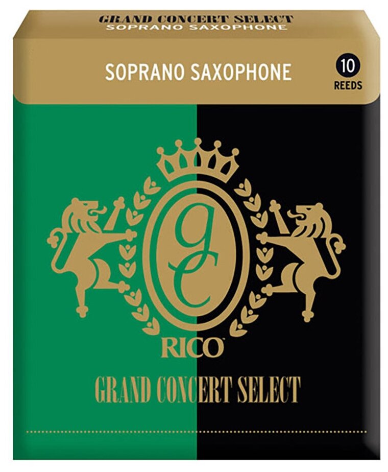 Трости для сопрано саксофона Rico Grand Concert Select №3,5 (10 шт)