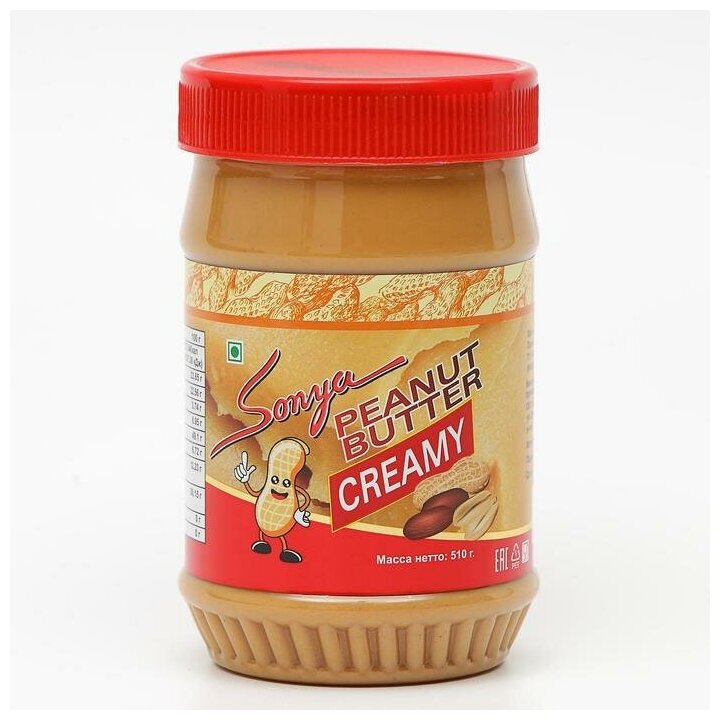 Sonya Peanut Butter Creamy (510 г) Паста арахисовая мягкая - фотография № 4