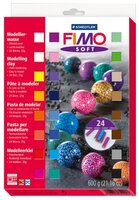 Полимерная глина FIMO Soft Набор 24 блока по 25 г (8023 02)