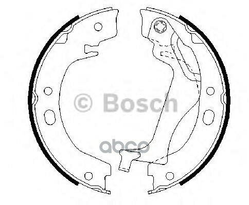 Колодки Стояночного Тормоза Bosch арт. 0986487713