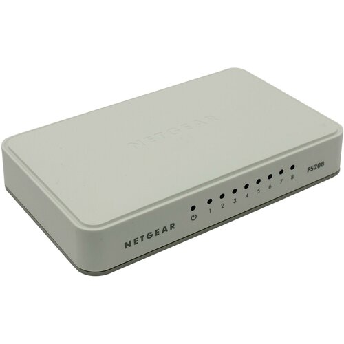 Коммутатор NETGEAR FS208-100PES 8 x 10/100 Mbps switch NEW DESIGN