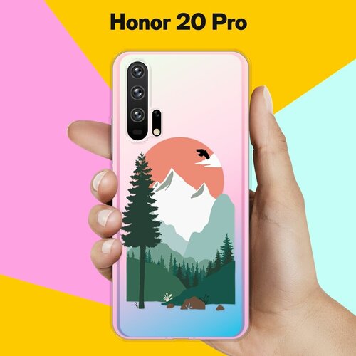 Силиконовый чехол на Honor 20 Pro Горы / для Хонор 20 Про силиконовый чехол горы на honor 20 pro