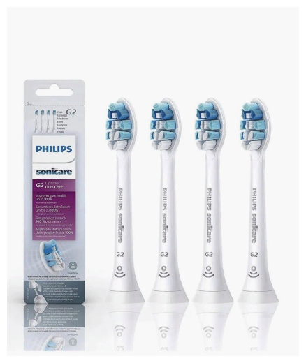 Philips Насадки для зубных щеток Sonicare G Optimal Gum Care HX9034