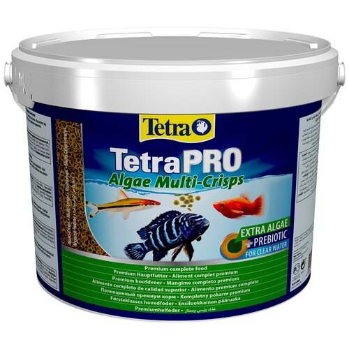 корм tetra pro algae crisps растительный для всех видов рыб в чипсах 500 мл TETRA PRO ALGAE MULTI-CRISPS корм чипсы для всех видов рыб с растительными добавками (10 л х 2 шт)