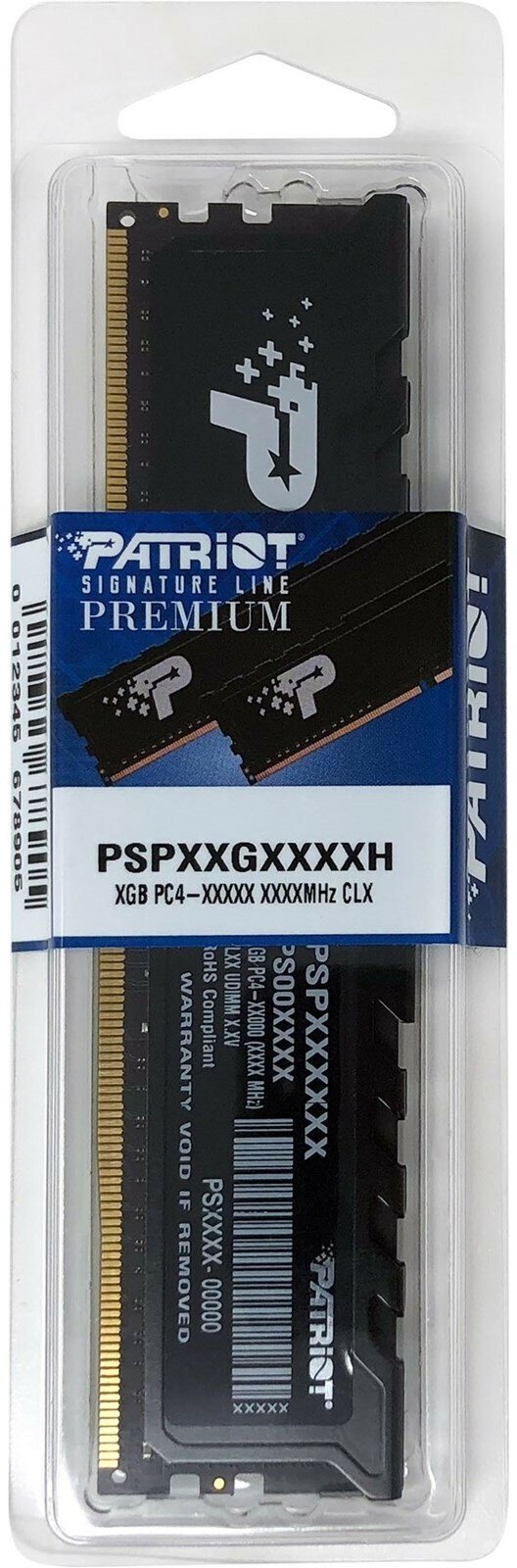 Модуль памяти DDR4 16GB Patriot Signature Premium PC4-21300 2666MHz CL19 288pin 1.2V - фото №7