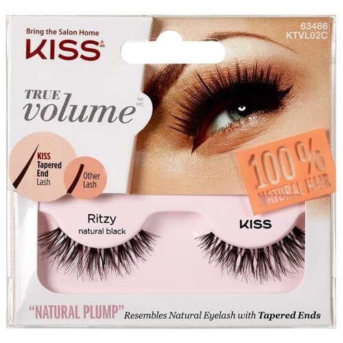 фото Kiss накладные ресницы True Volume Ritzy черный