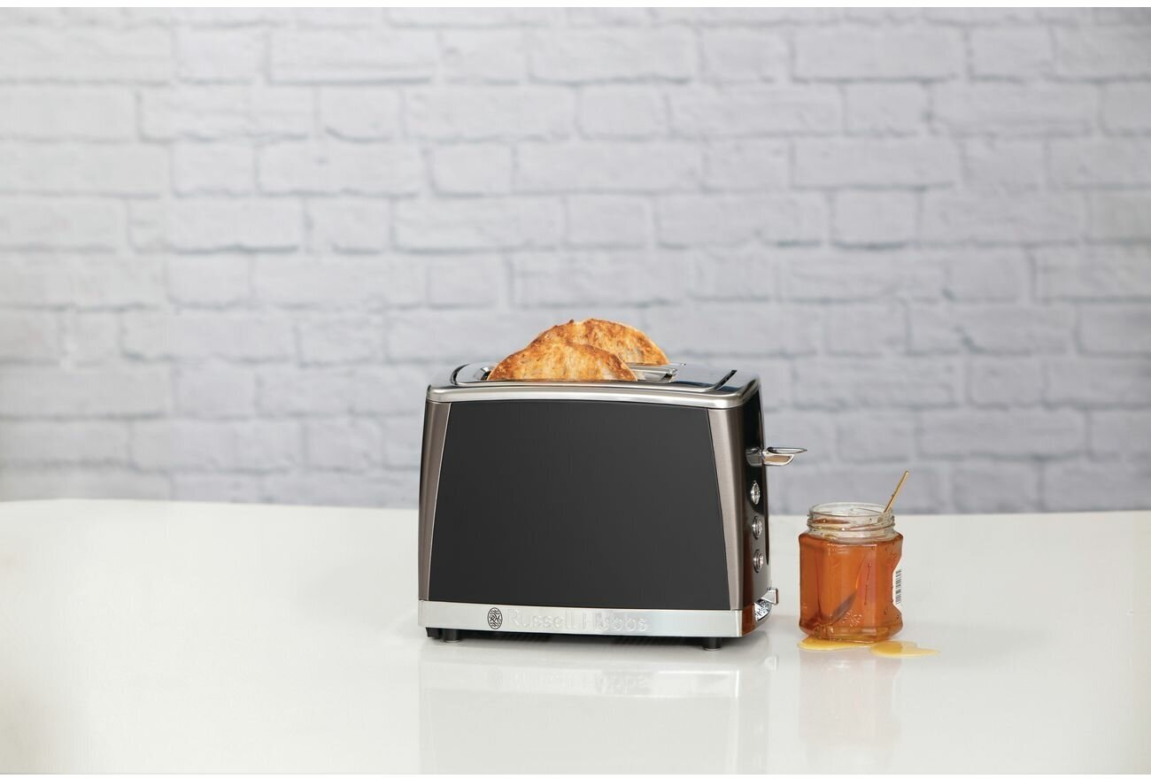 Тостер Russell Hobbs 2 Slice Toaster Matte Black, 1550 Вт, 2 слота, 5 режимов, черный - фото №7