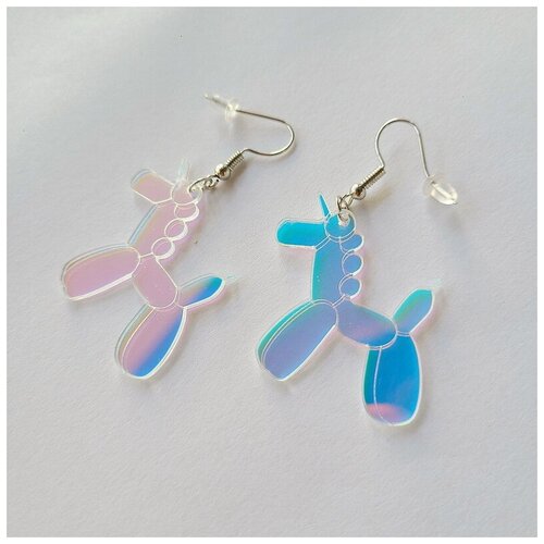 Серьги Bag & You, размер 35 мм, серебристый