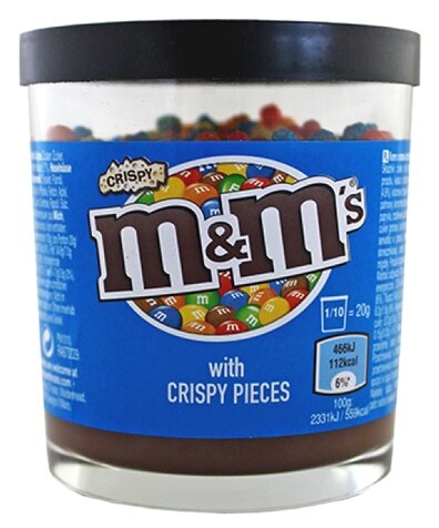 Шоколадная паста с цветными хрустящими рисовыми шариками M&M's