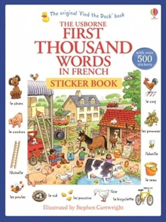 First 1000 Words French Sticker