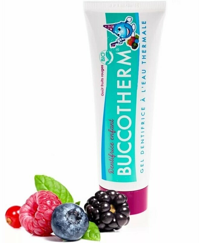 Зубная паста для детей с 3 лет со вкусом лесных ягод с термальной водой Buccotherm 50мл Лаборатория Одост FR - фото №10