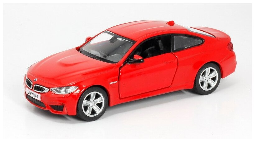 Машинка металлическая Uni-Fortune RMZ City 1:36 BMW M4 COUPE with Strip инерционная, 2 цвета (золоти