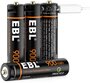 Комплект аккумуляторных батарей EBL USB Rechargeable AAA 1.5V 900mwh (4шт + зарядный кабель)