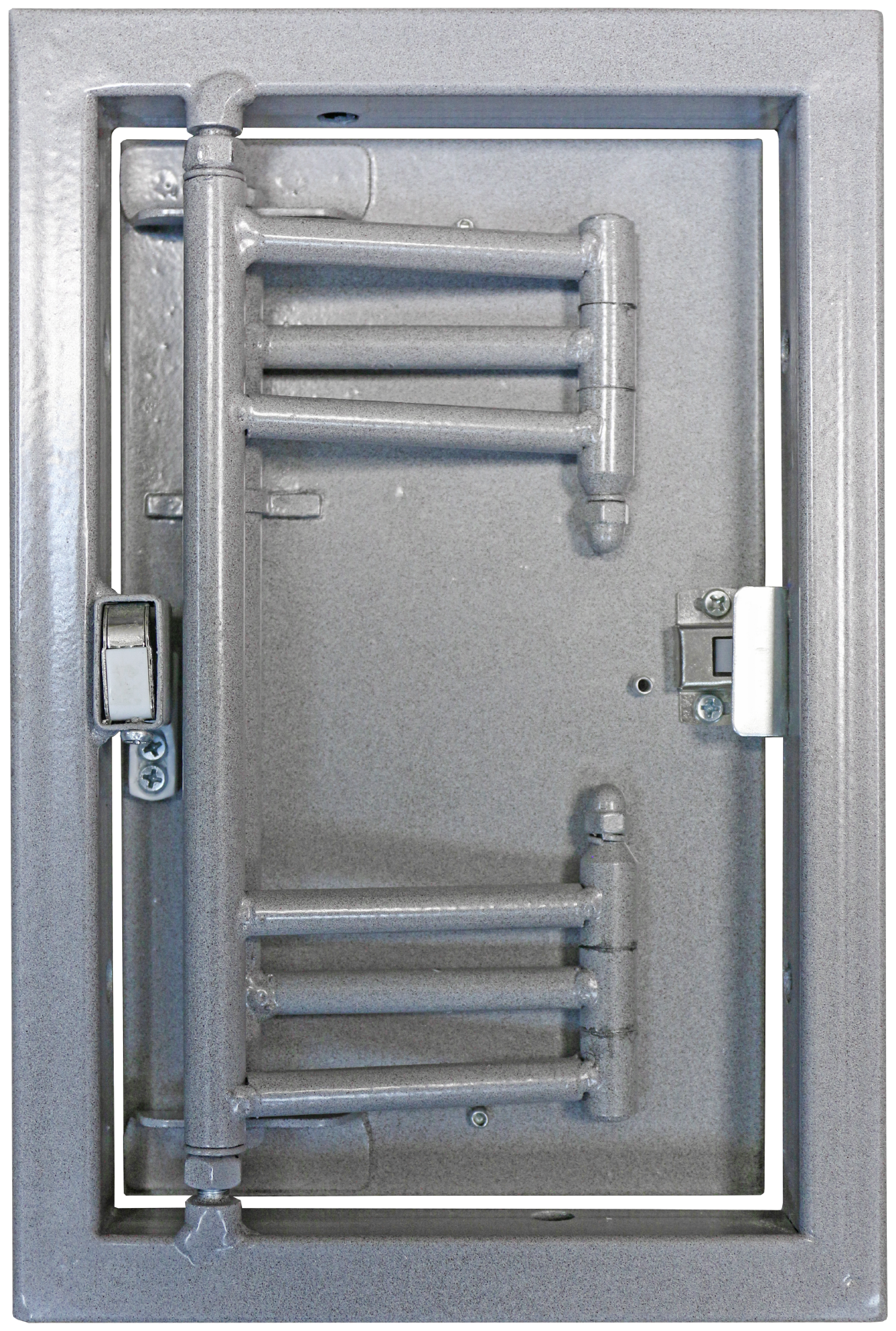Люк ревизионный EVECS D2050 CERAMO STEEL, настенный, скрытый, под плитку, стальной - фотография № 3