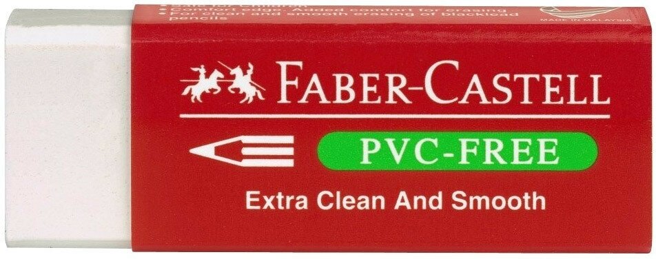 Набор ластиков Faber-Castell PVC-Free 2шт - фото №3