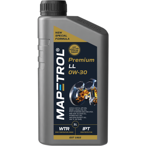 Моторное масло Mapetrol Premium LL 0W-30 1л